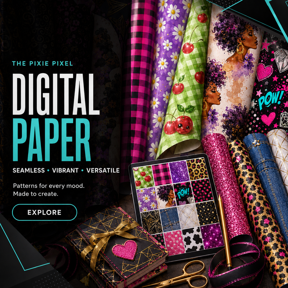 Printable Patterns & Digital Papers