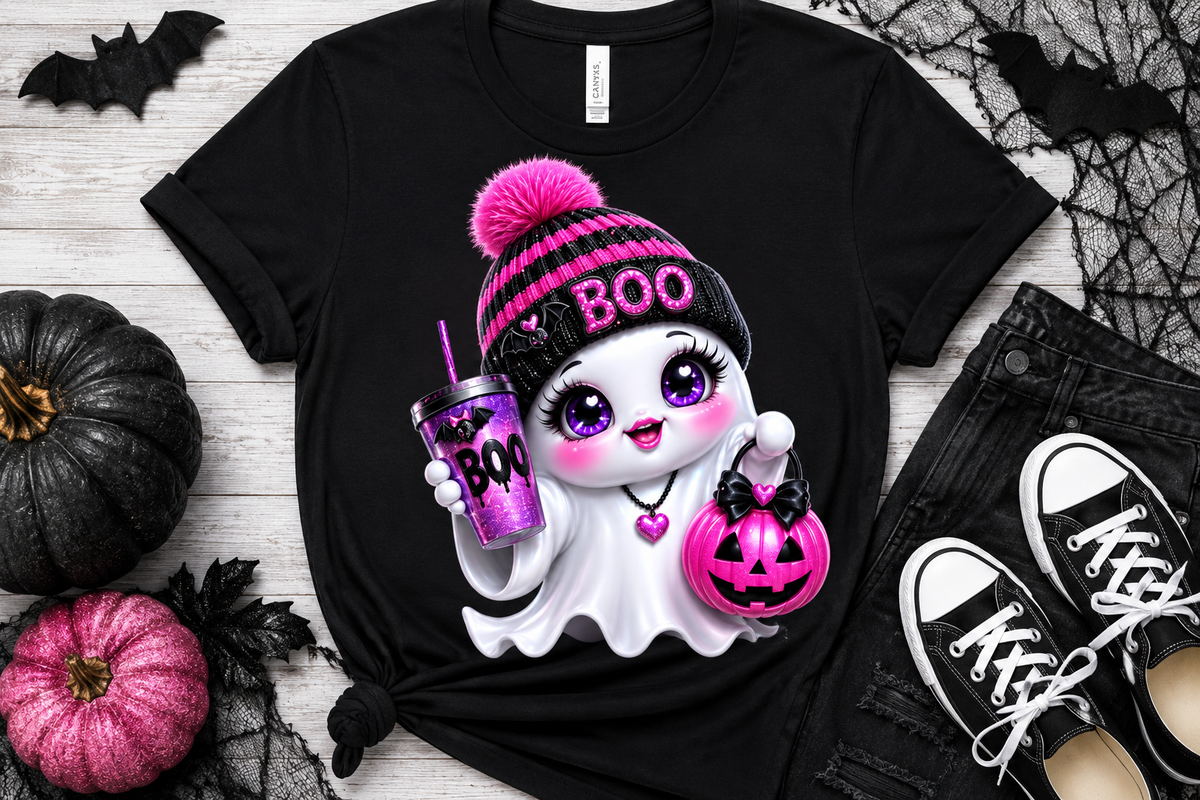 Cute Halloween Ghost Clipart Bundle