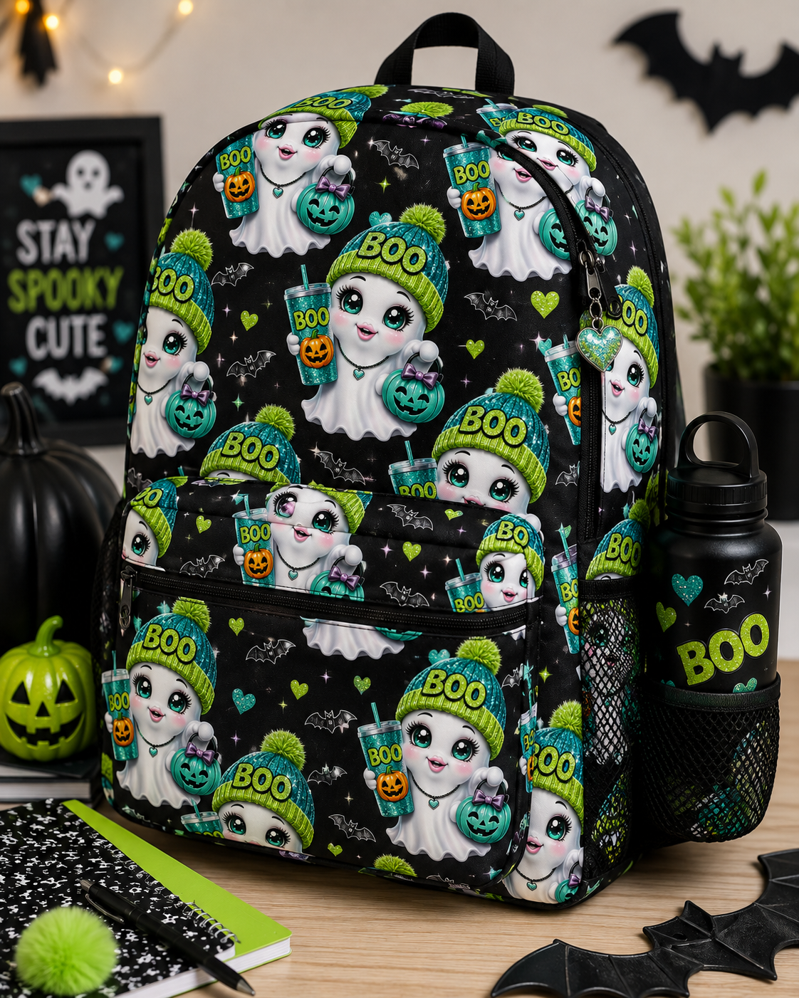 Cute Halloween Ghost Clipart Bundle