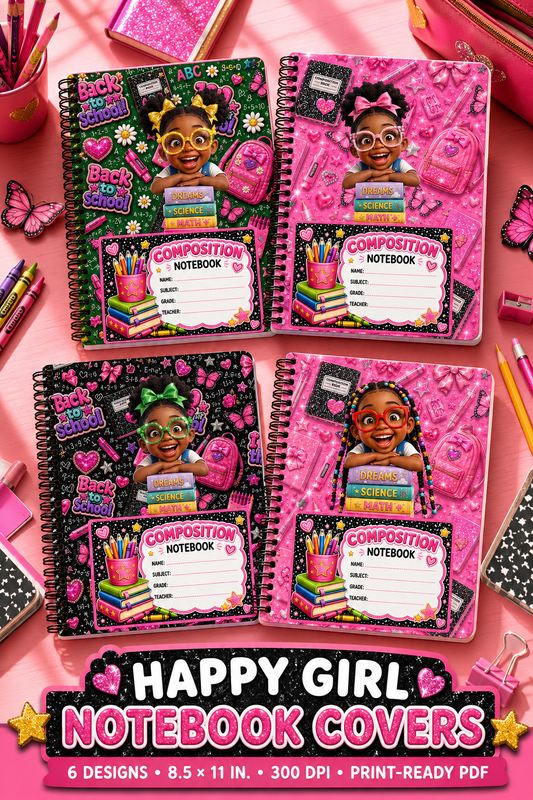 Back to School Notebook Covers
