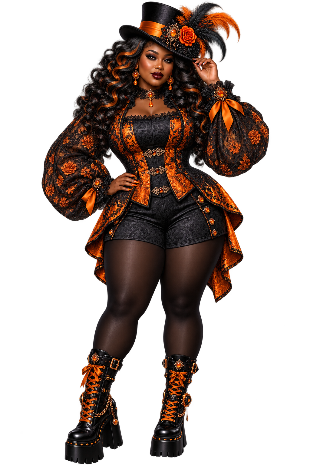 Plus-Size Gothic Glam