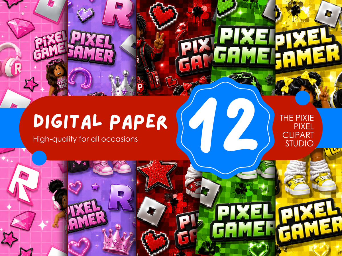 Pixel Gamer Digital Paper